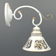 JUPITER LIGHTING Бра MО 85-1395/1-WH PATINA GOLD,1*60W...