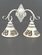 JUPITER LIGHTING Бра XA 1395/2 WH PATINA GOLD,2*60W E2...