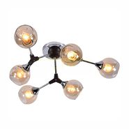 JUPITER LIGHTING Люстра MО 85-1187/6 хром тем коричнев...
