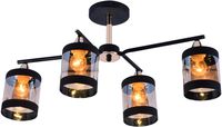 JUPITER LIGHTING Люстра DA 5073/4 BK FGD,4*60W E27 230V