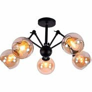 JUPITER LIGHTING Люстра MО 85-1136/5 черная,5*60W E27 ...