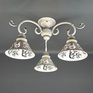 JUPITER LIGHTING Люстра MО 85-1395/3 WH PATINA GOLD,3*...